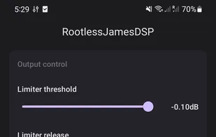 RootlessJamesDSP screenshot 1