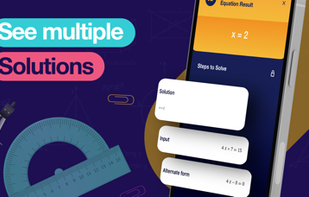 Get multiple answers for complex questions. 