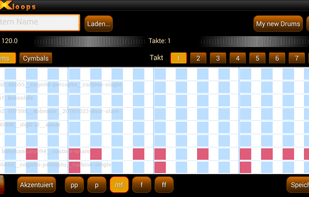 Pattern editor (percussive)