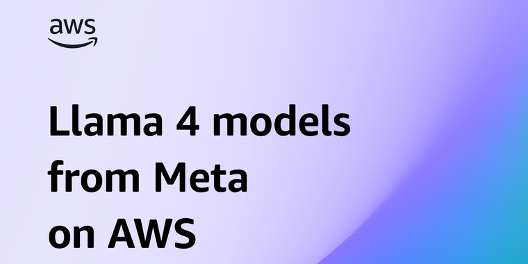 Meta's Llama 4 models now available on AWS SageMaker image