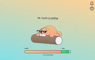 Mr. Cyclic is resting