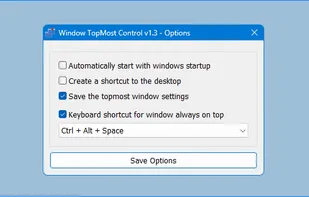 Window TopMost Control screenshot 1