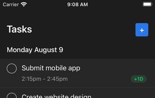 Motion: Tasks and Scheduling screenshot 2