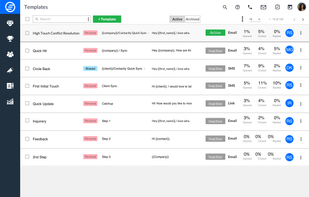 Oncourse CRM screenshot 2