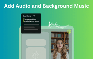 With built-in audio recording and text-to-speech features, you can add lively narration to your videos for more efficient information delivery. Pointa also includes a variety of pleasant background music options to make your videos more engaging.