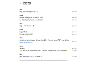 Blarb chat screenshot 1