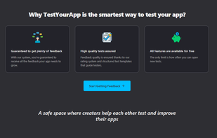 TestYourApp screenshot 1