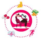 fitFinPhy - Health &amp; Expense Tracker icon