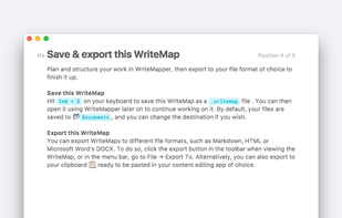 WriteMapper screenshot 1