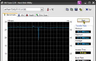 HD Tune screenshot 2