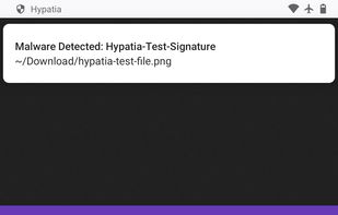 Hypatia Malware Scanner screenshot 1