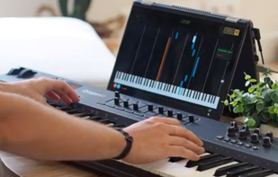 Plug your Keyboard and learn at your own pace.