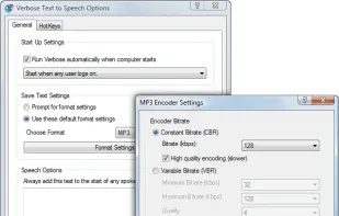 Verbose screenshot 1