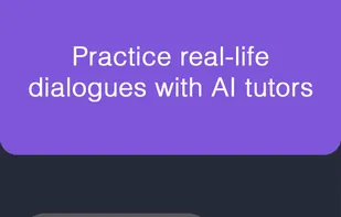 Learn by speaking with AI tutor