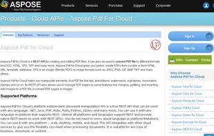 Aspose.Pdf for Cloud screenshot 1