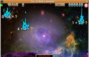 TuxMath (Tux of Math Command) screenshot 2