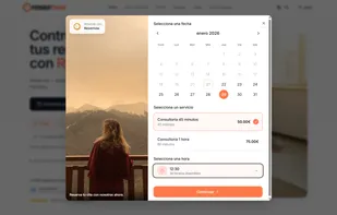 Reservation form modal