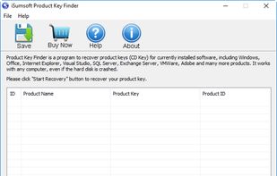 iSumsoft Product Key Finder screenshot 1
