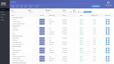 DHTMLX Online Exam System