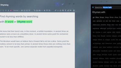 Open nodes to add more detailed information. Use word tools such as rhyme or synonym search.