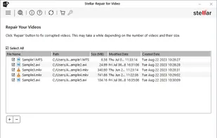 Stellar Repair for Video screenshot 1