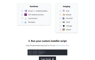 Chocosetup screenshot 1