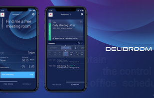 Book a meeting by using only personal smartphone. 