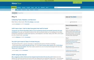 MetaFilter screenshot 1