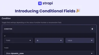 Strapi v5.17: enhance content management with dynamic Conditional Fields image