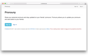Pronouny screenshot 1