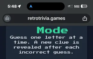 Letter reveal mode