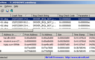 BlueScreenView screenshot 1
