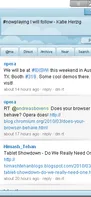 Twitter Opera Widget screenshot 1