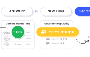 Find the best seaway services between your trade routes