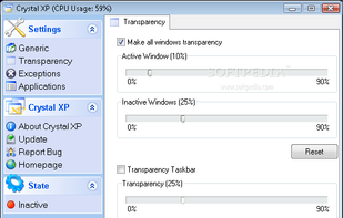 Crystal XP screenshot 1