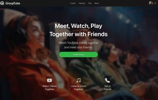The GroupTube Homepage