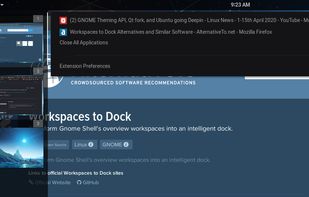 Workspaces to Dock screenshot 1