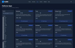 Fediverse Apps Page