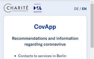 Corona Dashboard screenshot 1