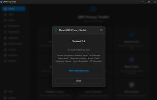 QRE Privacy Toolkit screenshot 1