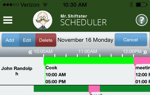 MrShiftster Employee Scheduler screenshot 1