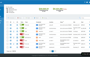 PMC Dashboard

In my operational dashboard here, I can see a list of all my servers, databases, and auto-scaling groups.