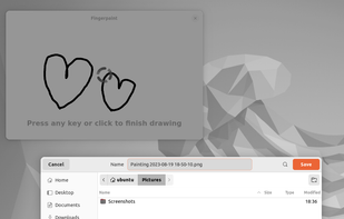 Fingerpaint screenshot 1