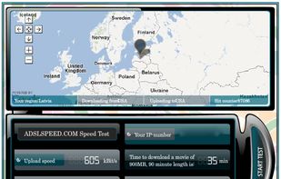 Speed Test application