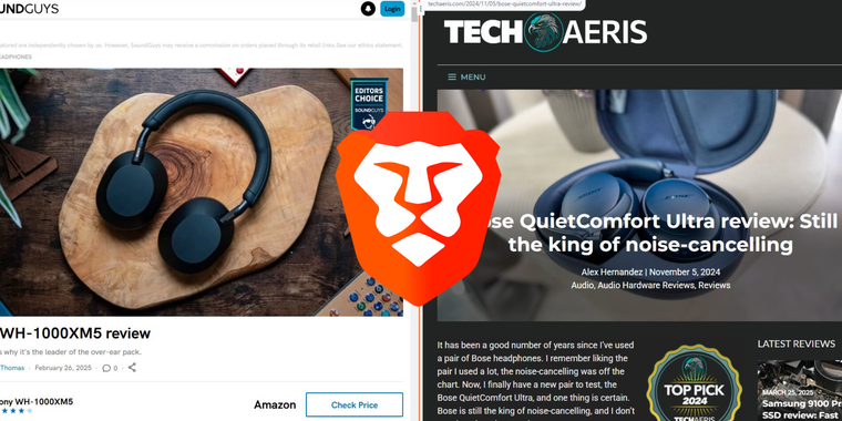 Brave unveils new Split View feature image