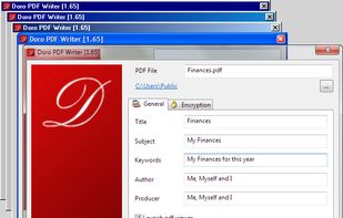Doro PDF Writer screenshot 1