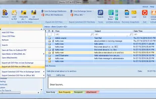 Shoviv OST to PST converter screenshot 3