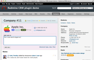 Redmine CRM screenshot 1