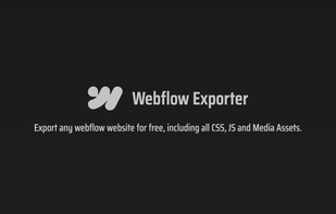 Webflow-Exporter screenshot 1