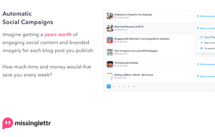 Missinglettr screenshot 1